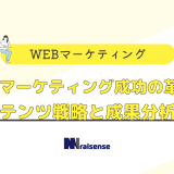 WEBマーケティング成功の革命！コンテンツ戦略と成果分析の力　タイトル